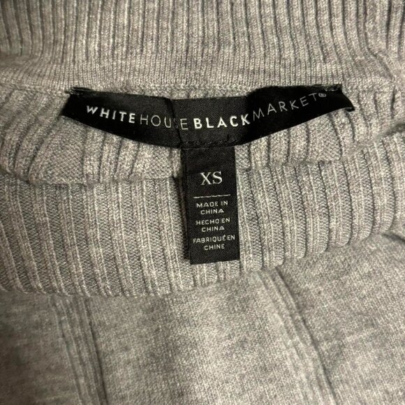 White House Black Market Women's Grey and Brown Jumper - Picture 2 of 2